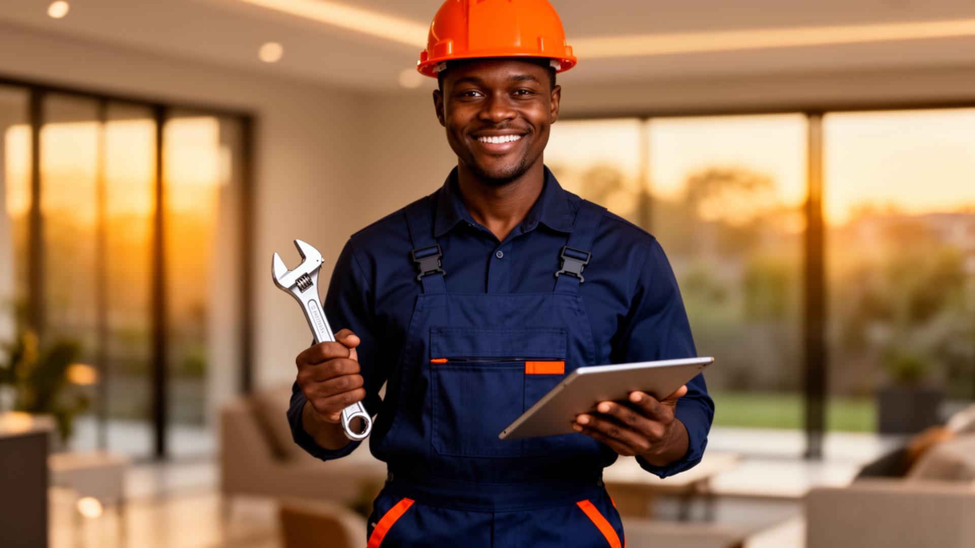 Professional SGM tradesman ready for the job